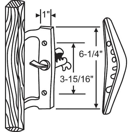 Strybuc Patio Door Handle 13-141